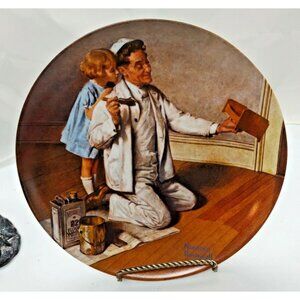 Norman Rockwell Collector's Plate 8 1/2" - "The Painter"